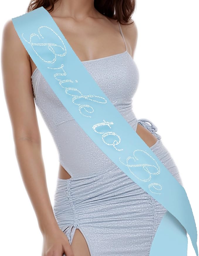 Bride to Be Sash Blue Bachelorette Party Costume Accessories Party Favors - Image 6