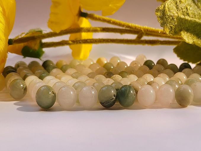 Stone Beads 10mm 60pcs Tiansan Jade Beads Round Loose Gemstones Beads - Image 5