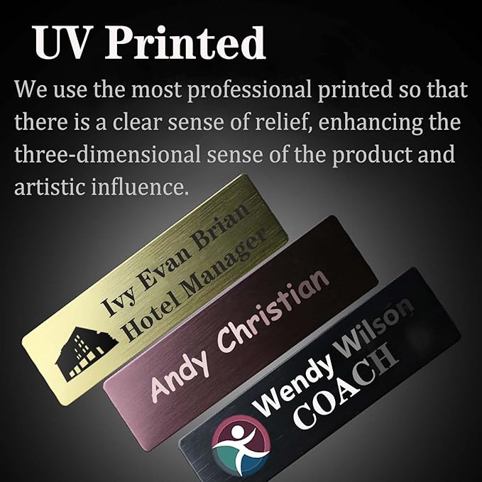 Custom Name Tag with Logo Personalized Name Tag - Image 4