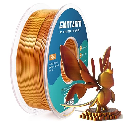 GIANTARM Dual Color PLA Filament, Silk PLA Filament 1.75mm +/-0.02mm, 1KG Spool - Image 8
