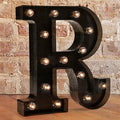 Decorative LED Illuminated Letter Marquee Sign by Pooqla