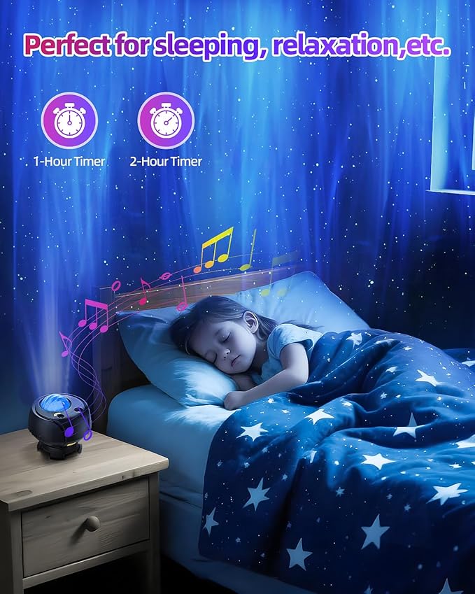 Largest Coverage Area Northern Lights Projector, 15 Combinations Galaxy - Image 3