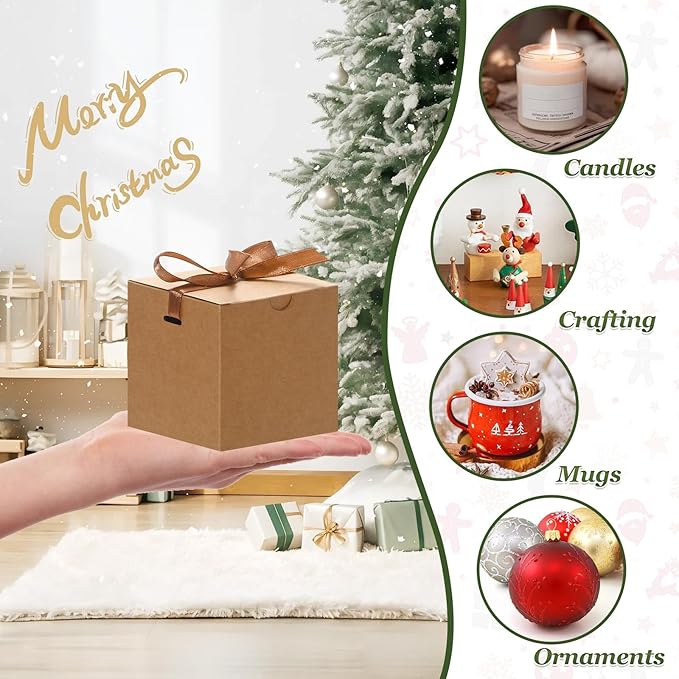 DOYIDE 20 Pack Small Gift Boxes, Christmas Gift Box Crafting, Wedding Party - Image 5