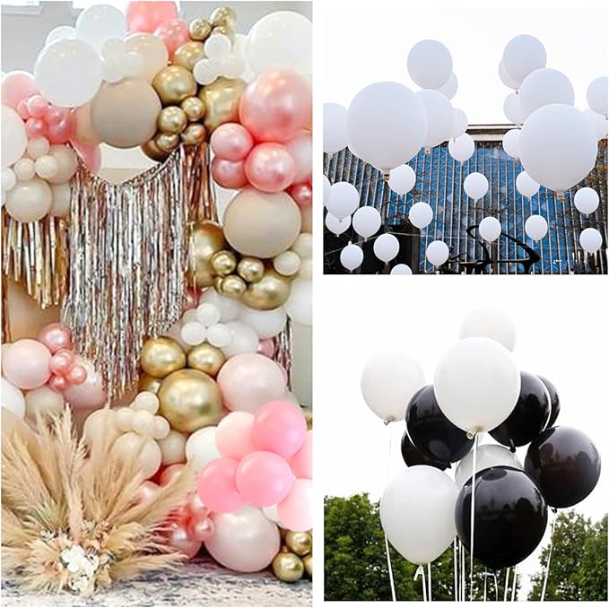 110pcs White Balloon 12 inch - Image 6