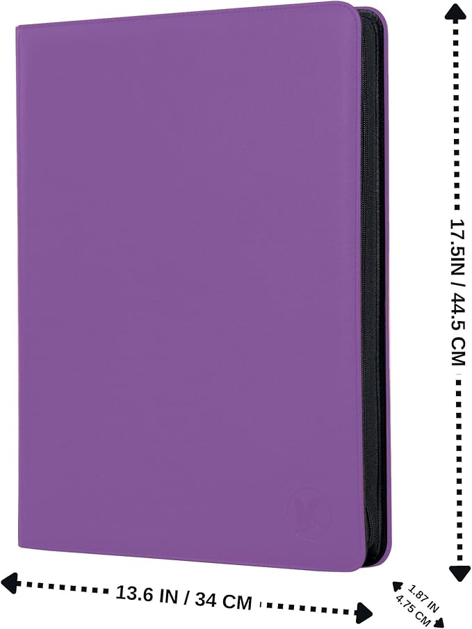 1000+ Pockets Trading Card Binder, 16-Pocket Card Ablum Compatible - Image 7