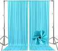 10ft x 10ft Sky Blue Backdrop Curtains by Tisspoms