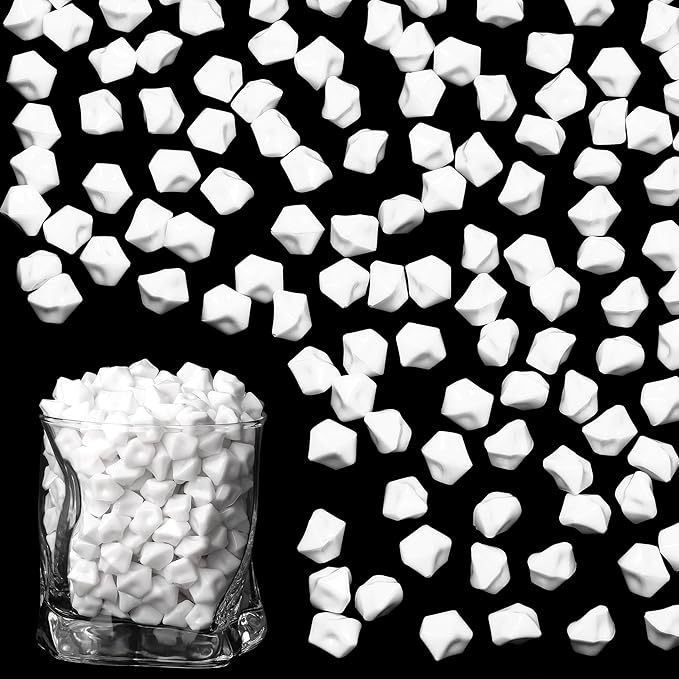 LAIDANLA 500PCS White Acrylic Gems Vase Fillers by LAIDANLA
