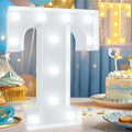 Pooqla LED Marquee Letter Lights, Warm White and Cool White Decorative Lighted by Pooqla