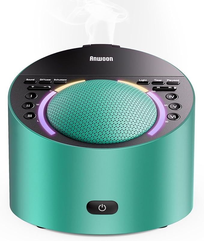 Sound Machine & Aroma Diffuser Pro 4-in-1 Sleep System, Premium Metal Shell by Unknown