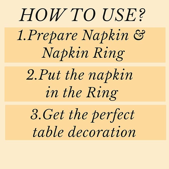 Golden Napkin Rings Set of 8 - Image 9