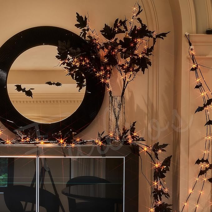 Fudios Halloween Black Branch Lights - Image 5
