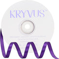 Purple Satin Ribbon 1/4 inch X Continuous 50 Yards, Single Face Polyester by Kryvusribbon