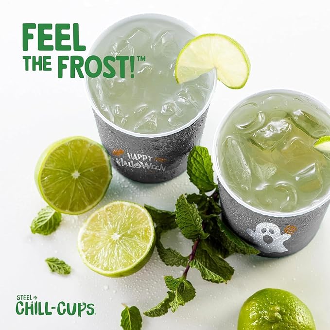 16 oz. Party Cups 'Happy Halloween' Ghost Design - Image 8