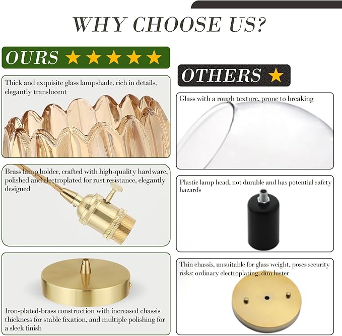 Vintage Gold Pendant Light, Pendant Light Fixtures - Image 4