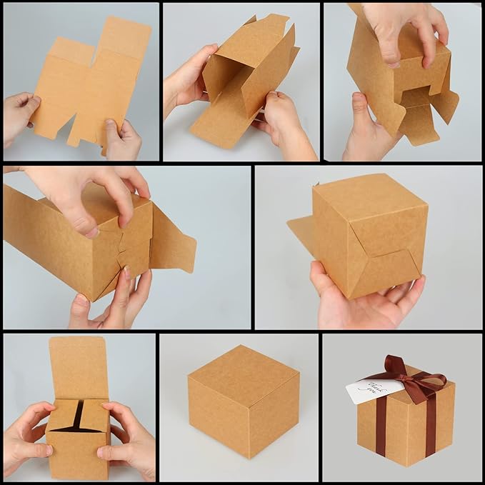 100 Pack Small Gift Boxes, Cupcake Boxes, Candy Boxes - Image 5