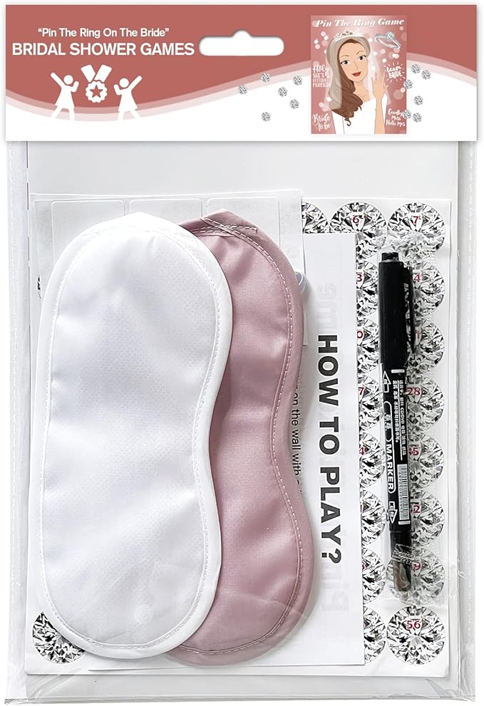 Bridal Shower Games, Pin The Ring On The Bride, Bridal Shower Engagement - Image 7