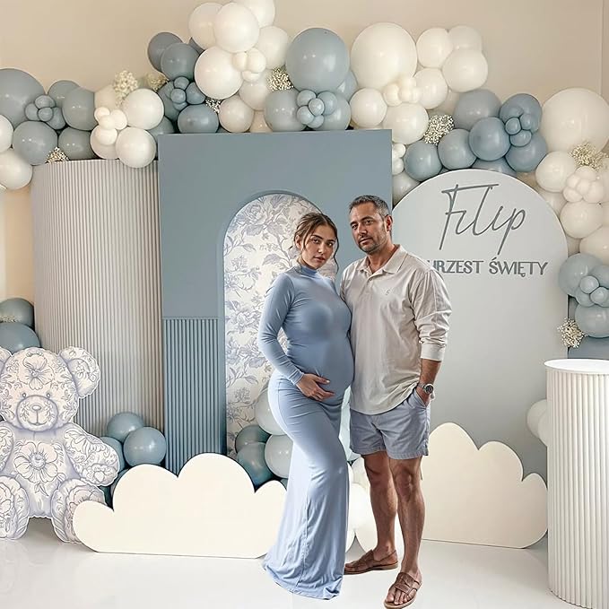 Dusty Blue Balloons - Image 9