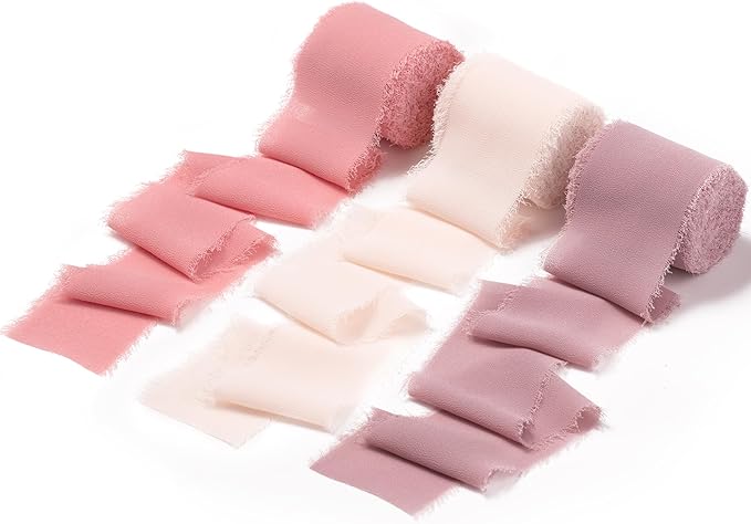 DORIS HOME 2" x21Yd Chiffon Ribbon by DorisHome
