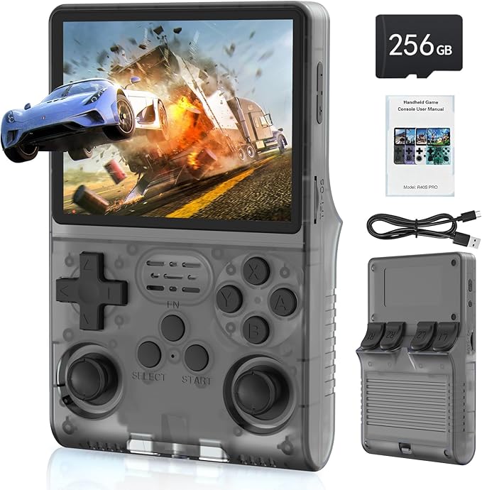 FVBADE R40S PRO Handheld Game Console 3.5 inch IPS Screen Mini Retro Console by FVBADE
