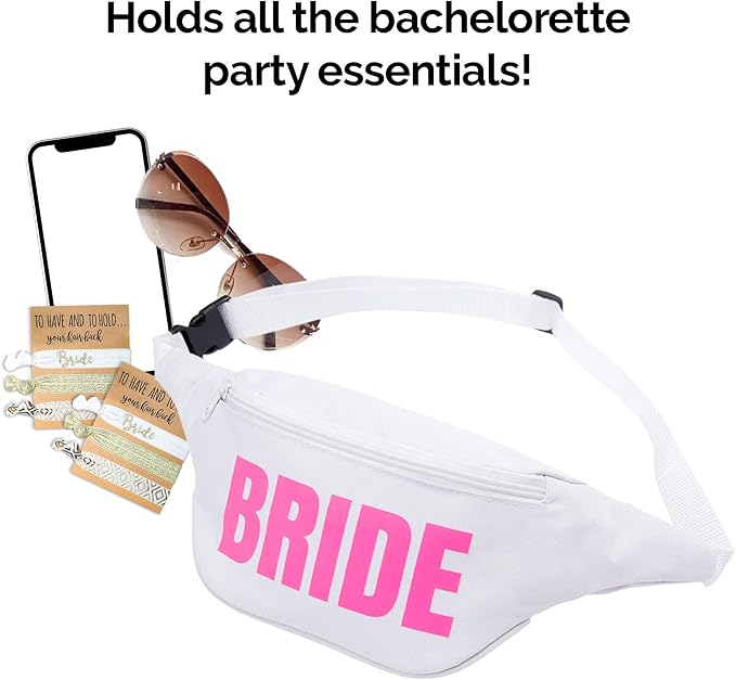 Bachelorette 80s Fanny Pack Set | 12 Pack | 1 Bride Fanny Pack and 11 Squad - Image 7