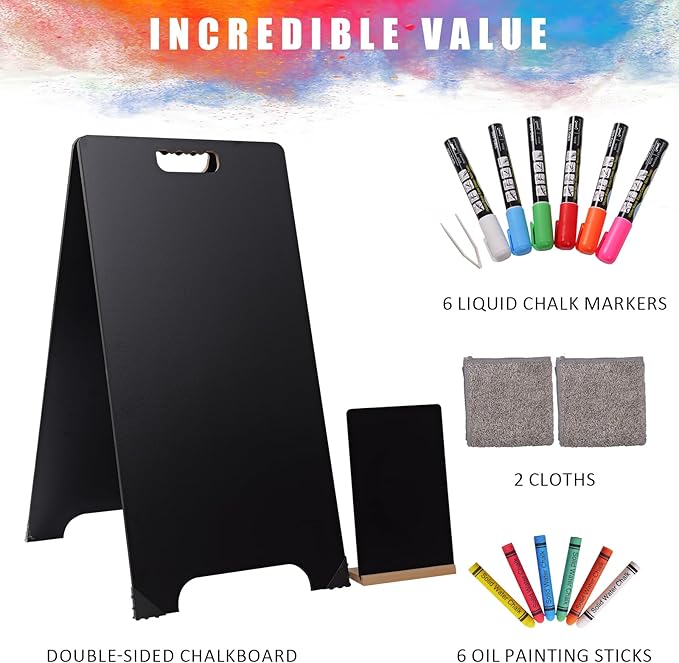 16x32 Double-Sided A-Frame Chalkboard Sign - Image 3