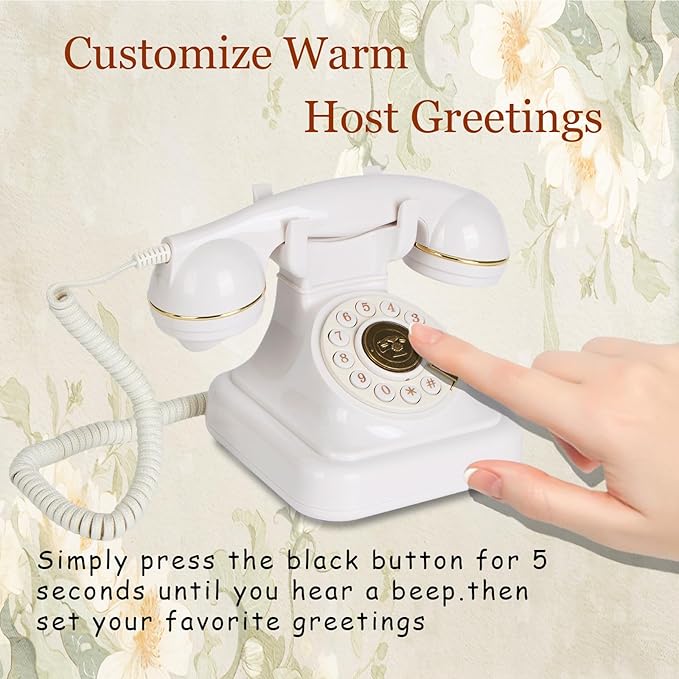 Audio Guest Book Wedding Phone, Retro Audio Phone Guestbook - Image 5