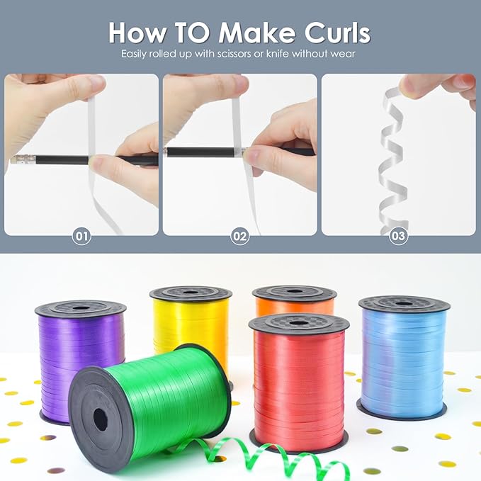 Silver Curling Ribbon - Image 3