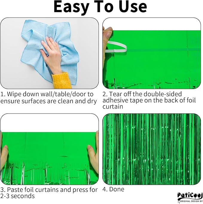 Green Streamers Party Decorations - Image 8