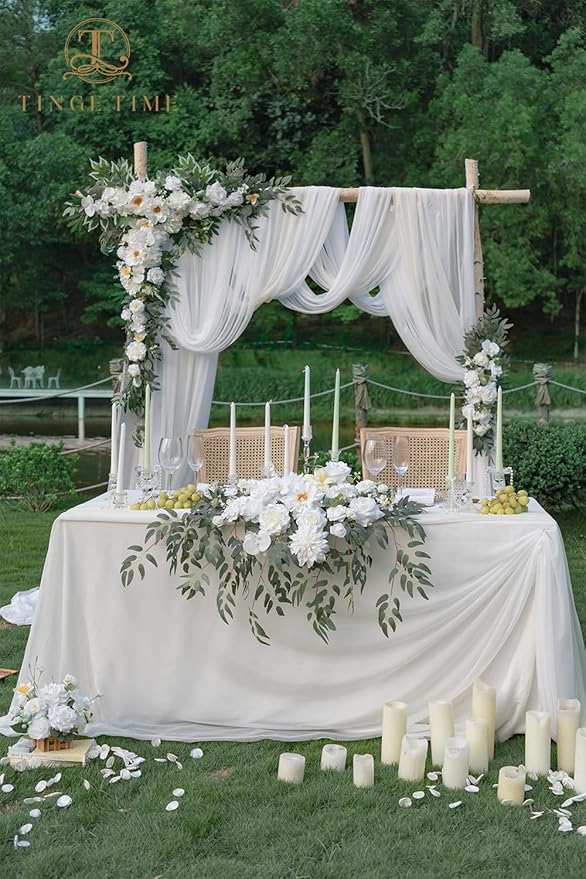 TINGE TIME Artificial Sweetheart Flower Swag - Image 3