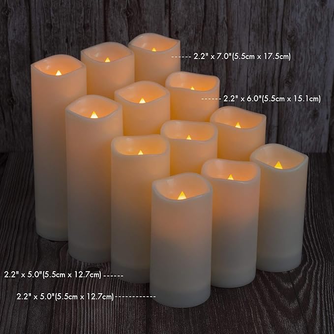 Aignis 24pcs Flameless LED Candles Battery Operated - Image 4