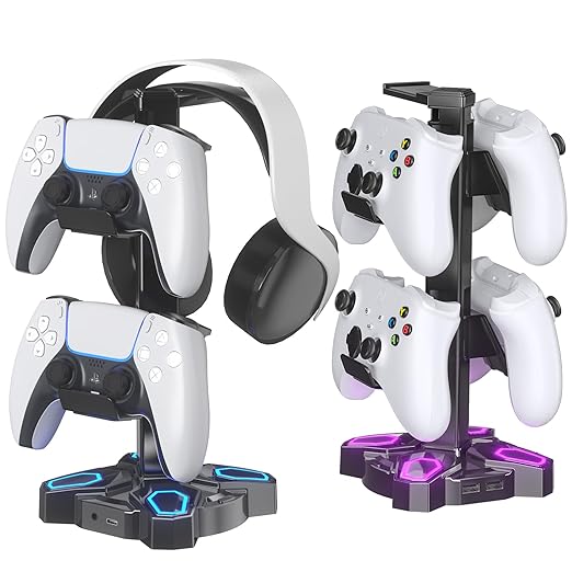 KDD Gaming Headphones Stand, Rotatable Headset Stand by KDD