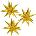 3pcs 26inch 3D Explosion Star foil Balloon by Enimapod