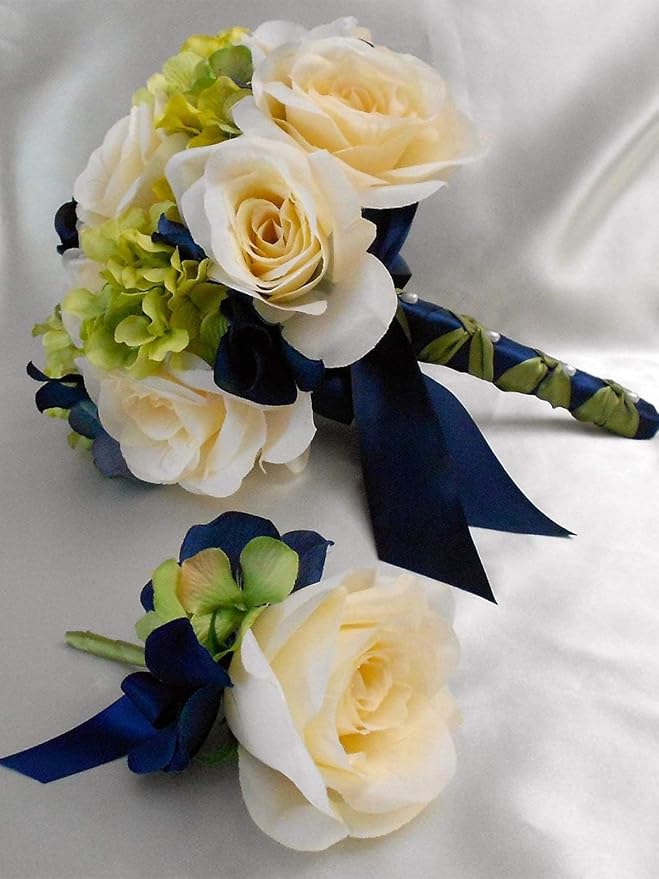 1" x 50 Yards Navy Blue Satin Ribbon Single Faced Fabric Ribbons - Image 5