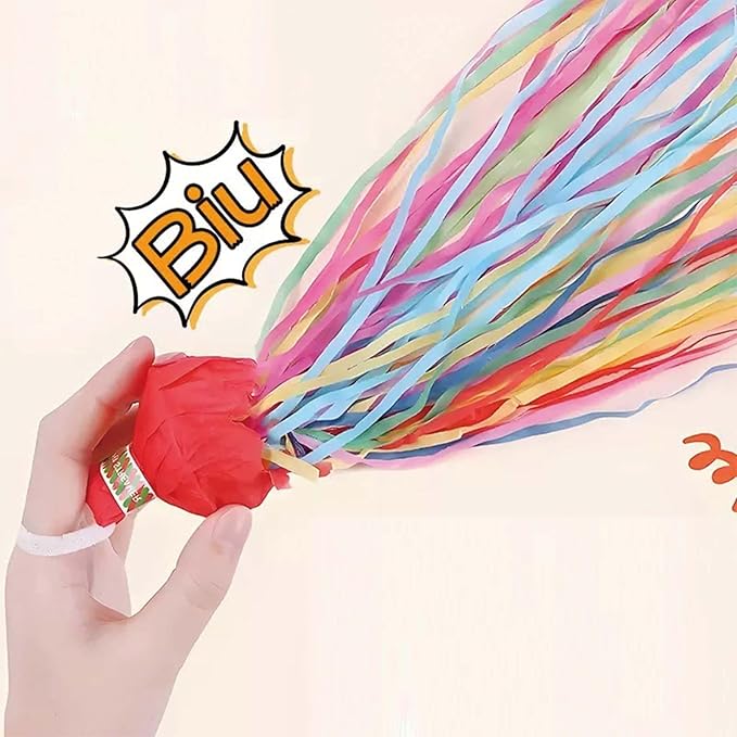 Mess-Free Streamer Poppers for Weddings & Birthdays! Reusable Confetti - Image 3