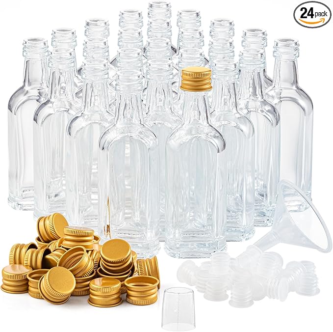 50 ml Mini Small Glass Bottles by PellahGoods