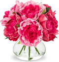 Hollyone Peonies Artificial Flowers by Hollyone