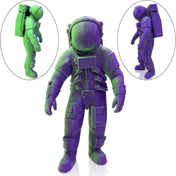 YOUSU Matte Dual Color PLA Filament Coextrusion Filament Multicolor 3D Printer - Image 2