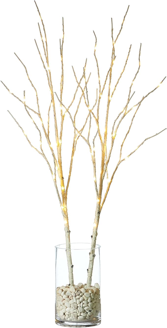 Hairui Lighted Artificial Twig Birch Branch - Image 6