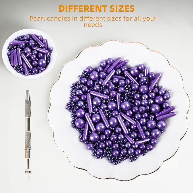 Kasvan Purple Mix Sugar Sprinkles - Image 2