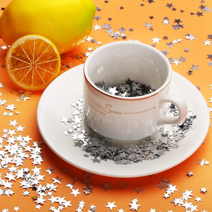 Hestya 60g Star Confetti Glitter Table Confetti Metallic Foil Stars - Image 3