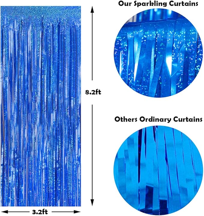 Foil Fringe Curtains Party Decorations - Image 3
