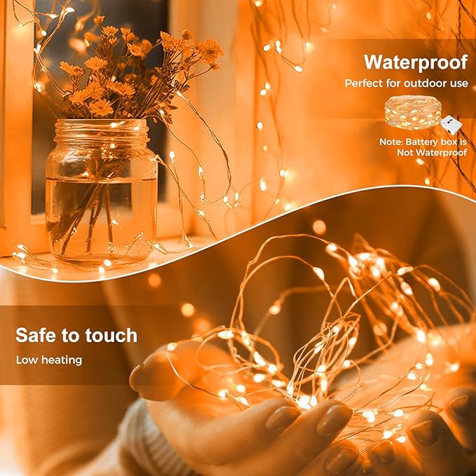 kolpop 30 Pack LED Fairy Lights Battery Operated, 7FT 20 LED Mini Twinkle - Image 3