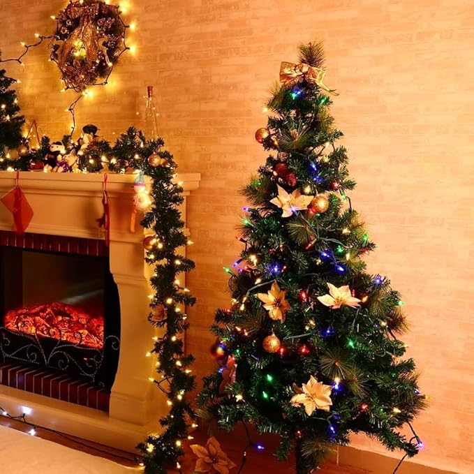 Christmas Lights 50 LED String Lights Battery Operated Clear Mini Lights18ft - Image 7