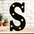 Led Marquee Letters, 8.58 Inch Black Light Up Letters, Small Led Letter Lights by DyingSwan