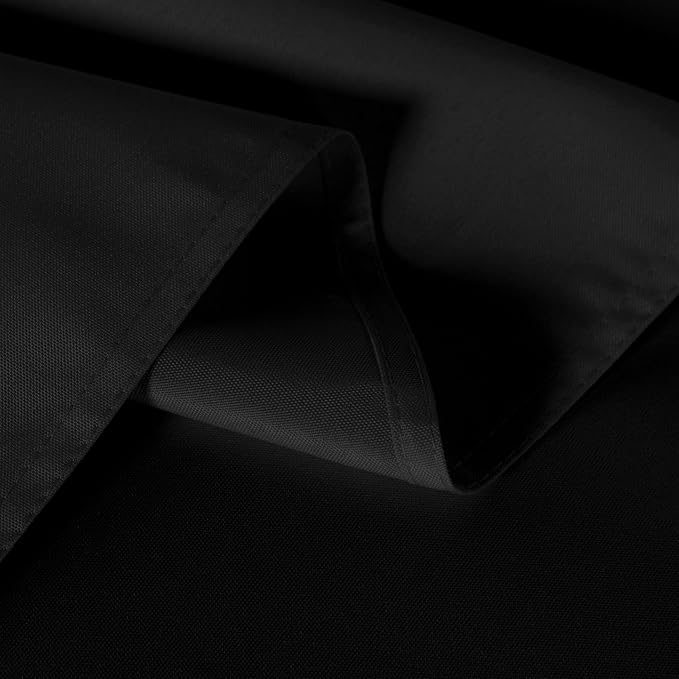 sancua 8 Pack Black Tablecloth 60 x 102 Inch, Rectangle Table Cloth - Image 5