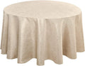 Hiasan Round Linen Tablecloth 108 Inch by Hiasan