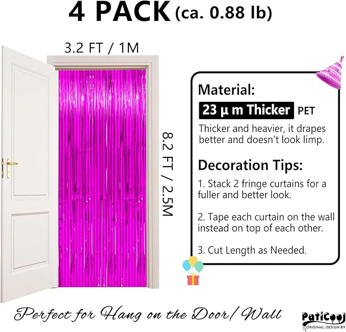 Hot Pink Streamers - Image 2