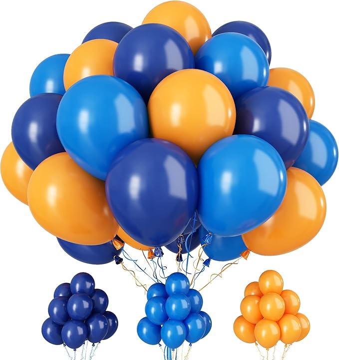 Paready Blue and Orange Balloons by Paready