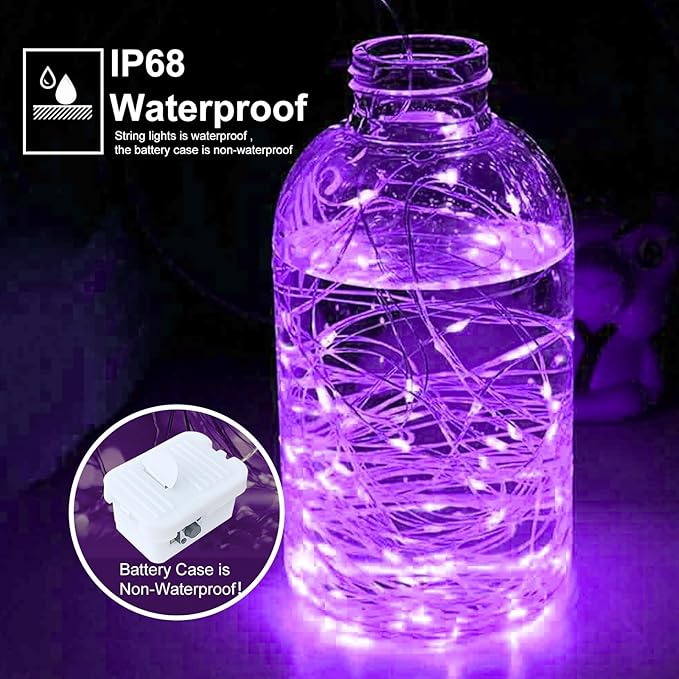 pozzolanas 24 Pack 7ft Waterproof LED Fairy Lights - Image 2
