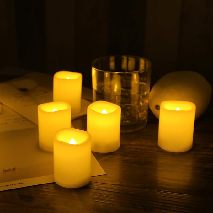 CANDLE CHOICE Battery Operated Flameless Votive Candles - Image 4